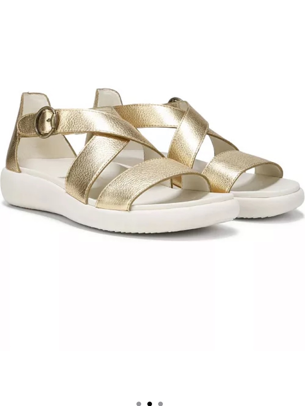 Vionic Gold harmony RX Crisscross Comfort Sandals size 7.5